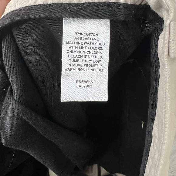 Open Edit Men's Chino Pants Size 33 Beige Casual Flat Front Straight Leg - Picture 10 of 13